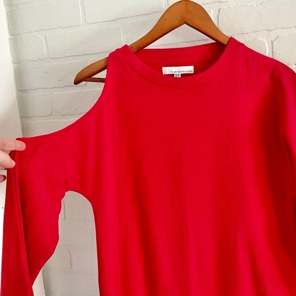 Fourteenth Place Mini dress Red/black/white Longsleeve Blokecore XS - Picture 2 of 9